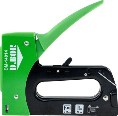 Скобозабиватель ручной D.BOR Metal PROF DM 14014 (П 140 6-14 мм, Т 8-300 16 мм) [D2-DM-14014]