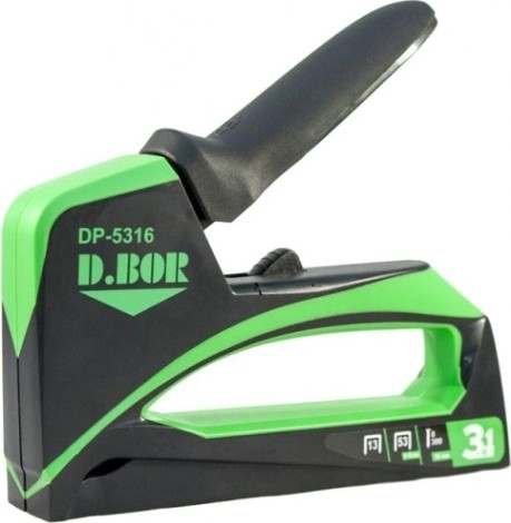 Скобозабиватель ручной D.BOR Plastic Maxi DP 5316 (П 53, П 13 6-16 мм, Т 8-300 16 мм) [D1-DP-5316]