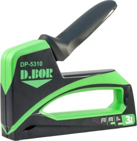 Скобозабиватель ручной D.BOR Plastic Mini DP 5310 (П 53, П 13 6-10 мм, Т 8-300 10 мм) [D1-DP-5310]