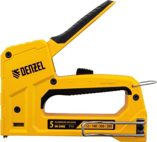 Скобозабиватель ручной Denzel тип 53 и 13, 6-14мм, тип 140, 10-14мм, тип 300, 15мм, тип 500, 15мм [40215]
