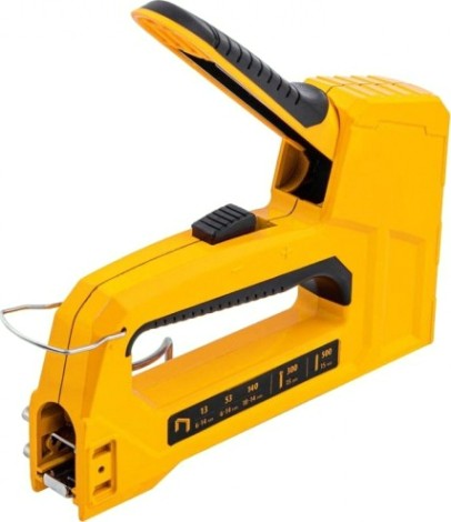 Скобозабиватель ручной Denzel тип 53 и 13, 6-14мм, тип 140, 10-14мм, тип 300, 15мм, тип 500, 15мм [40215]