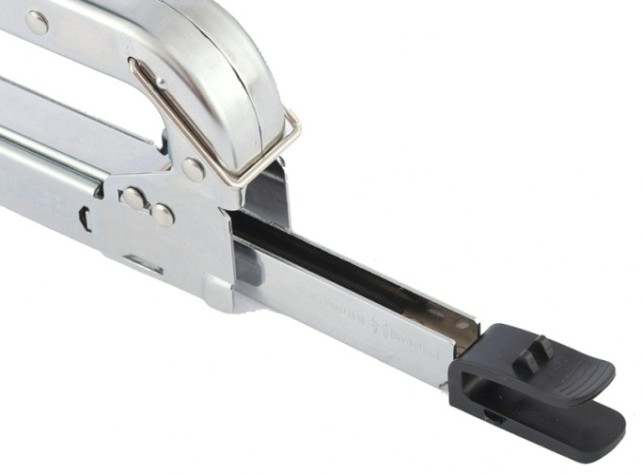 Скобозабиватель ручной GROSS 4-14 мм степлер мебельный регулируемый (handwerker), сталь [41000]