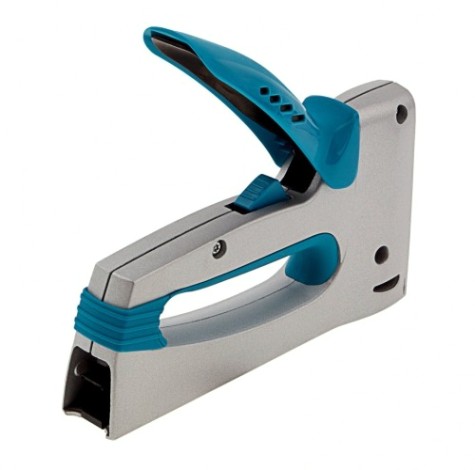 Скобозабиватель ручной GROSS 6-16мм степлер мебельный, алюминиевый корпус,регулировка [41002]