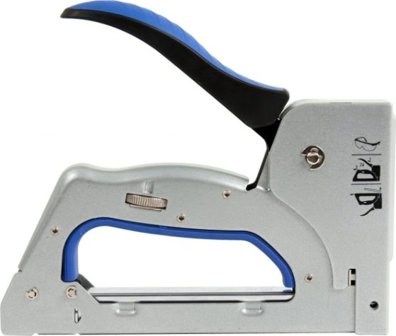 Скобозабиватель ручной Кобальт 240-683 механический 3 в 1 6-14 мм, тип 53, шпильки, гвозд