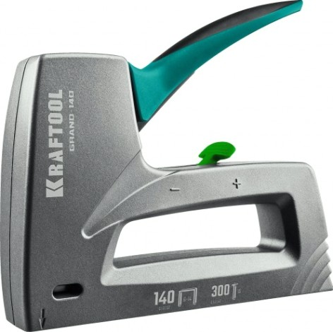 Скобозабиватель ручной KRAFTOOL GRAND-140 рессорный тип 140(6-14мм)/300 (16) [3194]