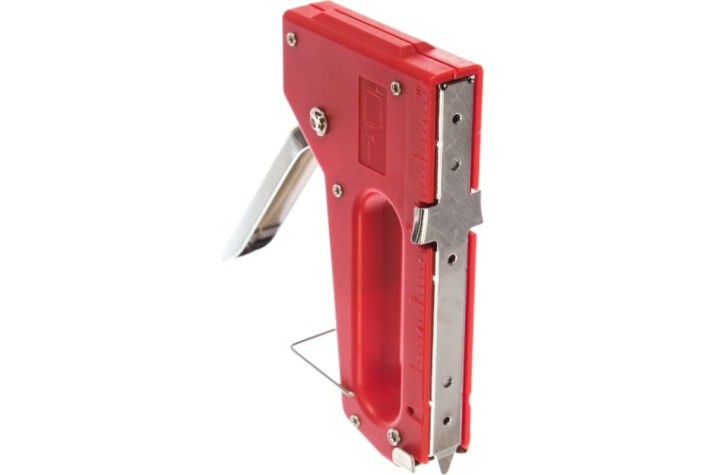 Скобозабиватель ручной MATRIX 4-8 мм степлер мебельный пластиковый, тип 53, [40907]