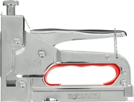Скобозабиватель ручной REXANT 12-5402 мебельный металлический со вставками 3 в 1 Скобозабиватель ручной REXANT 12-5402 мебельный металлический со вставками 3 в 1