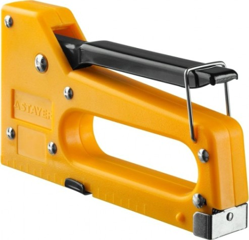 Скобозабиватель ручной STAYER A 53 степлер пластиковый корпус, для тонкой тип 53 (4-8 [3140_z01]