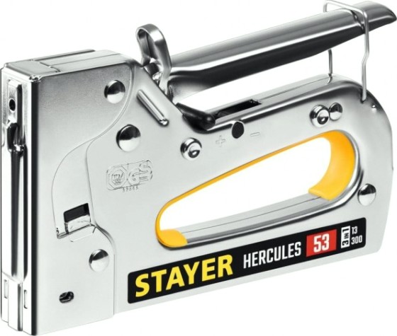 Скобозабиватель ручной STAYER HERCULES-53 рессорный тип 53(4-14мм)/13/300 [31519]