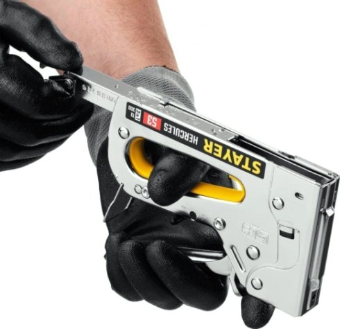 Скобозабиватель ручной STAYER HERCULES-53 рессорный тип 53(4-14мм)/13/300 [31519]