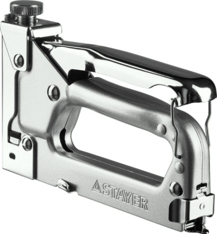 Скобозабиватель ручной STAYER Pro 53 степлер для тип 53 (4-14 мм), professional [3150_z01]