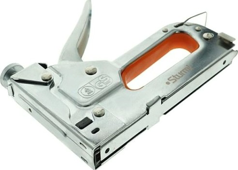 Скобозабиватель ручной Sturm 1071-01-06 регулируемый, со скобами (53) 200шт.