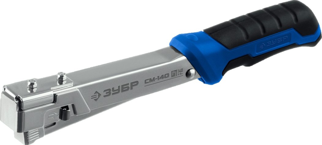 Скобозабиватель ручной ЗУБР СМ-140 тип 140 (G/11/57) 20GA (6 - 10 мм), стальной [31542]