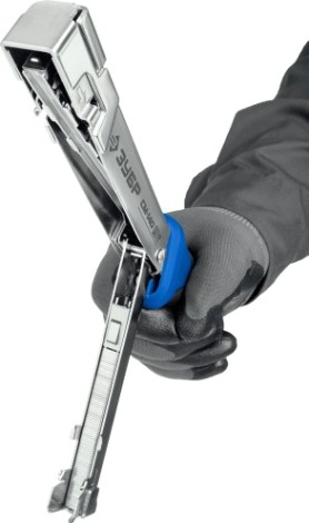 Скобозабиватель ручной ЗУБР СМ-140 тип 140 (G/11/57) 20GA (6 - 10 мм), стальной [31542]