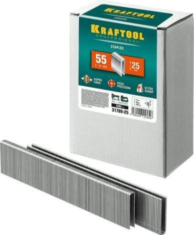 Скобы KRAFTOOL 55/25 5000 шт. [31789-25]