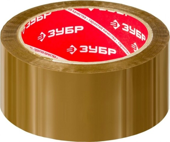 Скотч ЗУБР МАСТЕР клейкая лента, коричневая, 48ммх60м [12033-50]