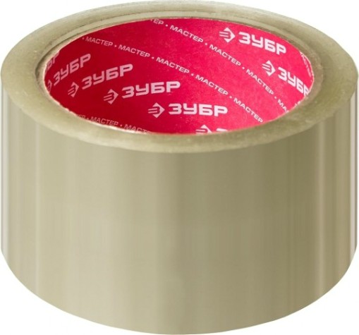 Скотч ЗУБР МАСТЕР клейкая лента, прозрачная, 48ммх60м [12031-50]