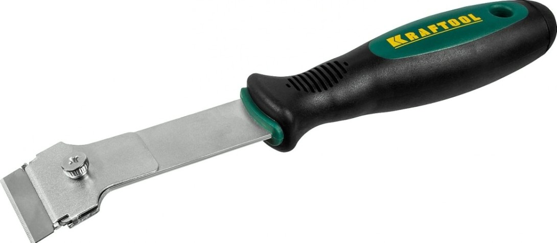 Скребок KRAFTOOL 085411 профессиональный с двухкомпонентной рукояткой, тип