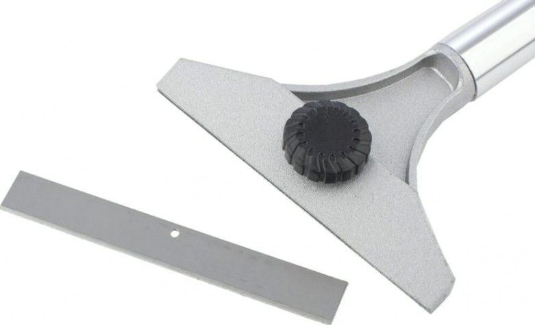 Скребок MATRIX 100 мм, фиксированное лезвие удл. металлическая об [79550]