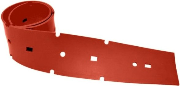 Скребок резиновый Portotecnica 05917 MPVR передний, 0,35 м