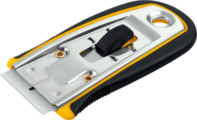 Скребок с выдвижным лезвием STAYER 08537 40 мм, 5 доп. лезвий