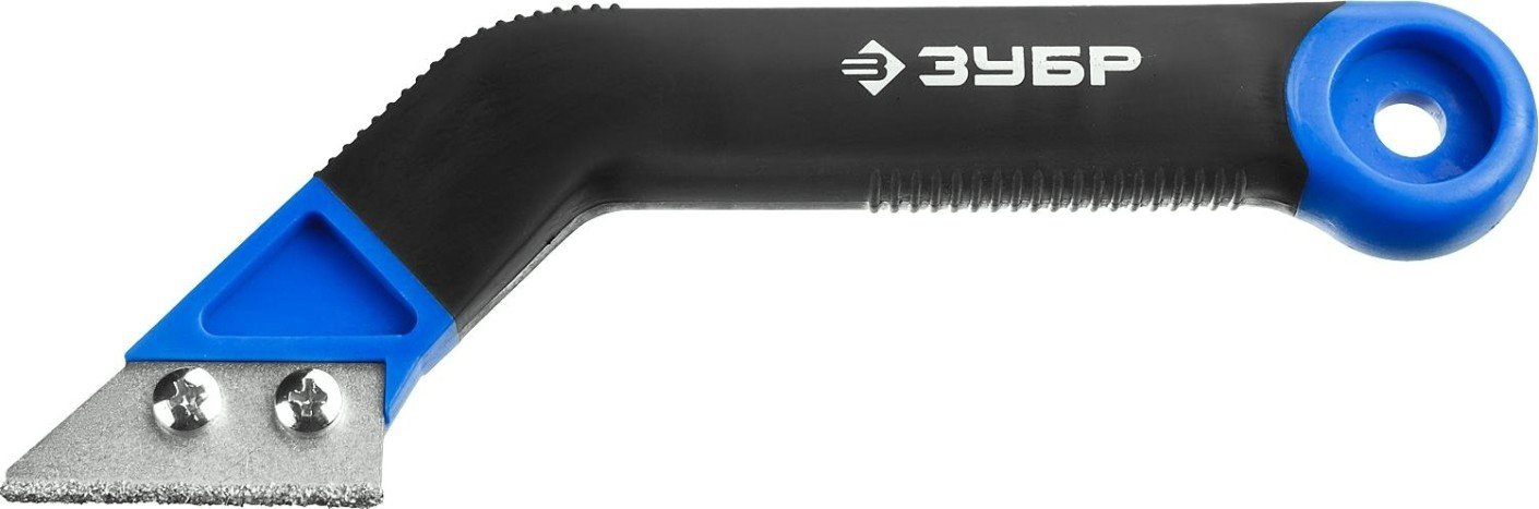 Скребок ЗУБР ЭКСПЕРТ по кафелю с карбидным напылением, 2 лезвия [33417]