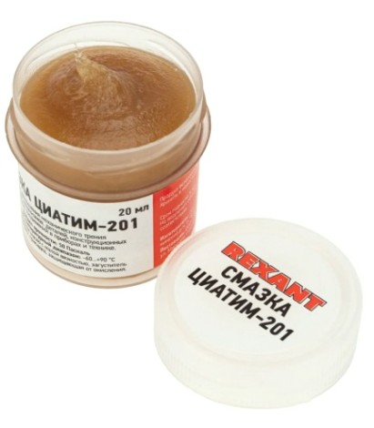 Смазка антифрикционная REXANT ЦИАТИМ-201, банка 20 мл [09-3957]