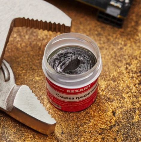 Смазка графитовая REXANT банка 20 мл [09-3950]