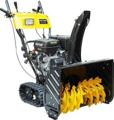 Снегоуборщик бензиновый гусеничный HUTER SGC 8100 C с электростартером 220В [70/7/4]