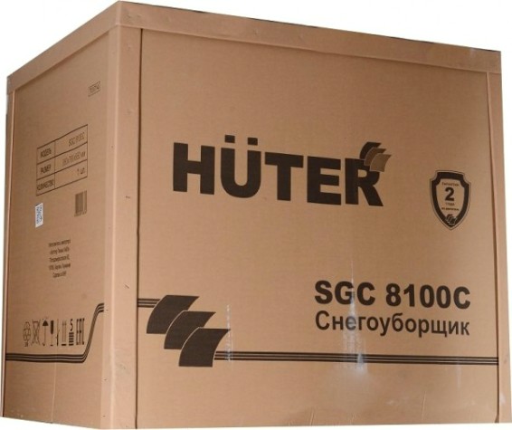Снегоуборщик бензиновый гусеничный HUTER SGC 8100 C с электростартером 220В [70/7/4]