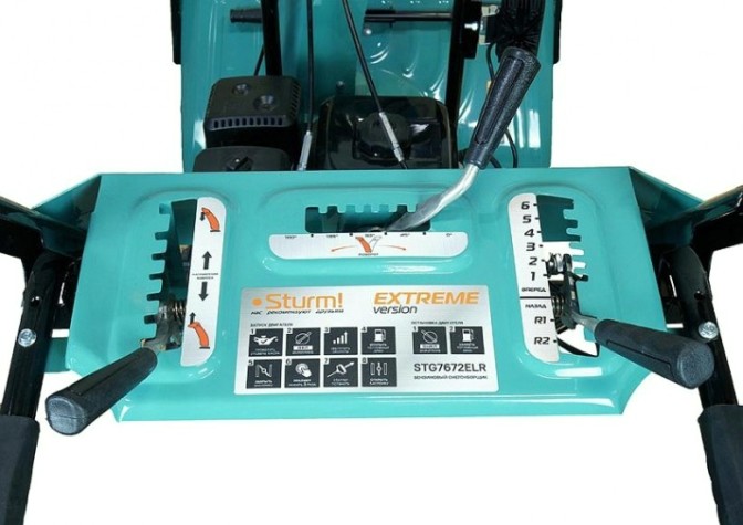 Снегоуборщик бензиновый Sturm STG7672ELR электро старт, фара