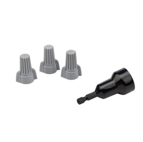 Соединитель проводов REXANT СИЗ-15 ø 14,9 мм (4-16 мм²) изолирующий с лепестками (уп. 50 штук) [08-0759]