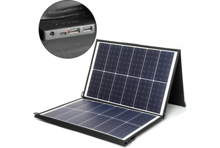 Солнечная панель TopON TOP-SOLAR-120 влагозащищенная, складная на 3 секции