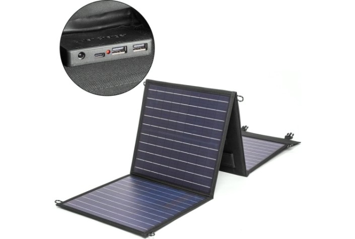 Солнечная панель TopON TOP-SOLAR-80 влагозащищенная, складная на 4 секции