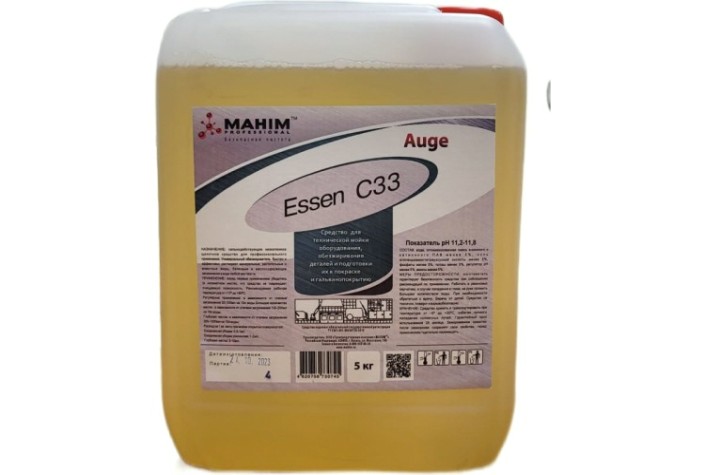 Средство для технической мойки, обезжиревания MAHIM Auge Essen C33 (5 л) Средство для технической мойки, обезжиревания MAHIM Auge Essen C33 (5 л)