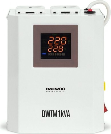 Стабилизатор напряжения однофазный DAEWOO DW-TM 1 kVA настенный [DW-TM1kVA]