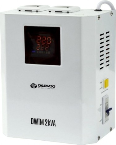 Стабилизатор напряжения однофазный DAEWOO DW-TM 2 kVA настенный [DW-TM2kVA]