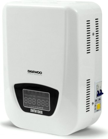 Стабилизатор напряжения однофазный DAEWOO DW-TM10 kVA настенный [DW-TM10kVA]