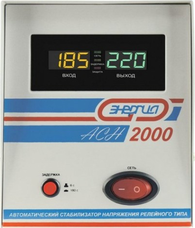 Стабилизатор напряжения однофазный ЭНЕРГИЯ АСН 2000 [Е0101-0113]