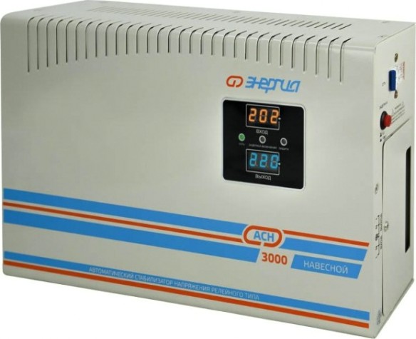 Стабилизатор напряжения однофазный ЭНЕРГИЯ АСН 3000 навесной [Е0101-0211]