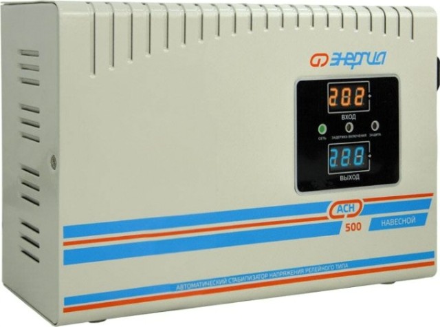 Стабилизатор напряжения однофазный ЭНЕРГИЯ АСН 500 навесной [Е0101-0215]