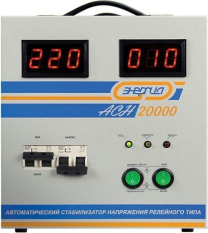 Стабилизатор напряжения однофазный ЭНЕРГИЯ АСН20000 [Е0101-0095]