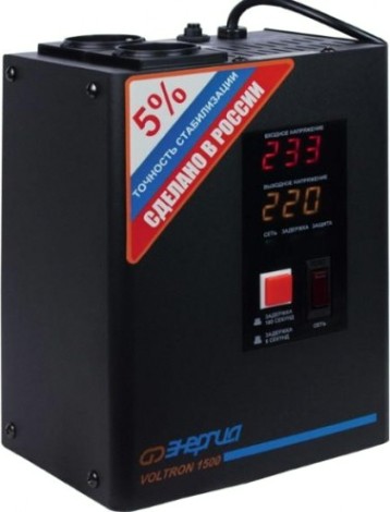 Стабилизатор напряжения однофазный ЭНЕРГИЯ Voltron 1500 [Е0101-0155]