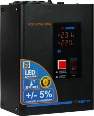 Стабилизатор напряжения однофазный ЭНЕРГИЯ Voltron 2000 [Е0101-0156]