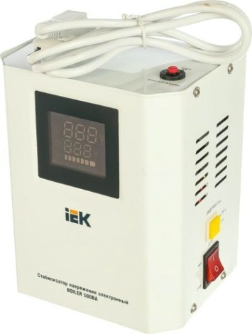 Стабилизатор напряжения однофазный IEK Boiler 0.5 кВА [IVS24-1-00500]