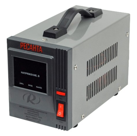 Стабилизатор напряжения однофазный Ресанта АСН- 1000/1-Ц [63/6/2]