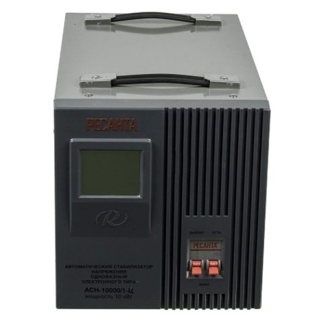 Стабилизатор напряжения однофазный Ресанта АСН-10000/1-Ц [63/6/8]