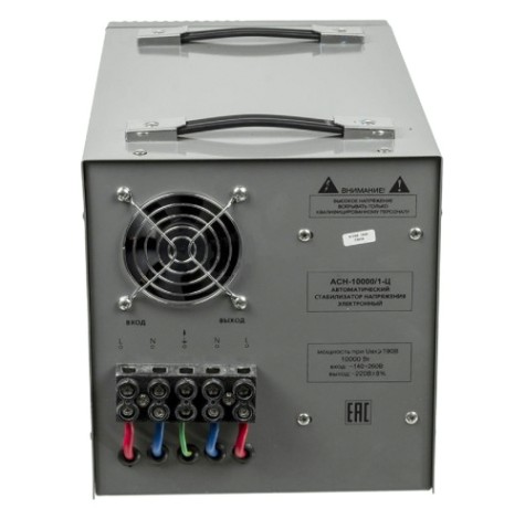 Стабилизатор напряжения однофазный Ресанта АСН-10000/1-Ц [63/6/8]