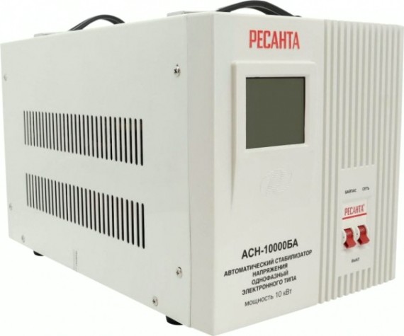 Стабилизатор напряжения однофазный Ресанта АСН-10000БА [63/6/40]