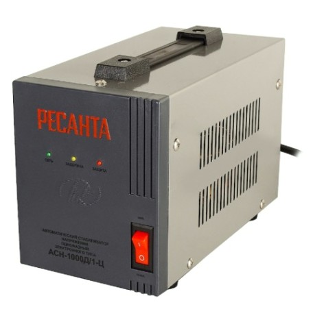 Стабилизатор напряжения однофазный Ресанта АСН- 1000Д/1 без дисплея [63/6/38]